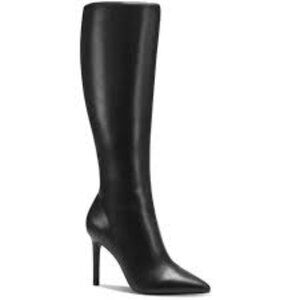 N.C. International Concepts Womens Rajel Dress Boots, Reg Black Smooth 9M